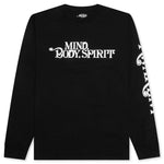 Mind Body Printed L/S Tee - Black