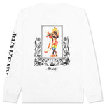 Mind Body Printed L/S Tee - White