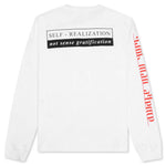 Realization Printed Long Sleeve Tee - White