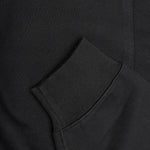 Script Oversized Embroidered Hoodie - Charcoal