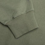 Script Oversized Embroidered Hoodie - Sage
