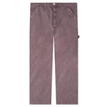 Washed Cotton Work Pant - Dark Mauve