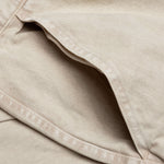 Washed Cotton Work Pant - Ivory