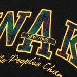 Awake People's Champ Plaid Logo Hoodie - Black
