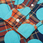 Awake Polka Dot Flannel Shirt - Clay