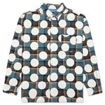 Awake Polka Dot Flannel Shirt - Dusty Blue