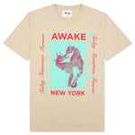 Awake Seahorse Tee - Khaki