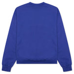 Awake Stacked Logo Crewneck - Sapphire