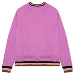 Awake Striped Mohair Cardigan - Pink
