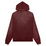 Awake Sunbleached Logo Hoodie - Maroon