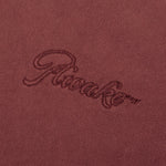 Awake Sunbleached Logo Hoodie - Maroon