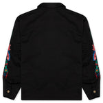 Awake Twin Dragon Harrington Jacket - Black