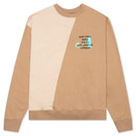 Awake Two-Tone Split City Crewneck - Sand