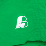 B Logo Water Short - Green