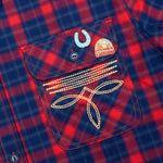 BB Dust L/S Flannel - Racing Red