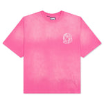 BB Faded Helmet S/S Crop Fit Knit - Carmine Rose