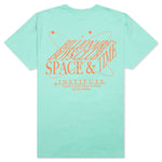 Space and Time S/S Tee - Ice Green