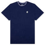 BB Wrapped S/S Knit - Blue Depths