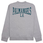 Back College Crew - Melange Grey/Petrol