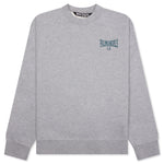 Back College Crew - Melange Grey/Petrol