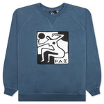 Ball Sports Crew Neck Sweatshirt - Dark Blue