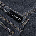 6 Pocket Slim Denim Pants - Black