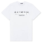 Bulky Fit Foil Tape T-Shirt - Noir/Blanc/Or
