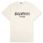 Charcoal T-Shirt - Beige/Noir
