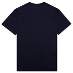 Flock Bulky Fit T-Shirt - Bleu Marine/Blanc