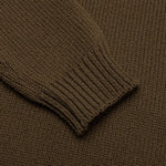 Merino Pullover - Kaki/Orange