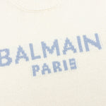 Merinos Pullover - Blanc/Bleu Pale