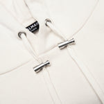 Printed Hoodie - Beige/Bleu Clair