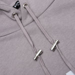 Printed Hoodie - Gris Fonce/Bleu Clair