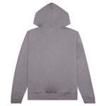 Printed Hoodie - Gris Fonce/Bleu Clair