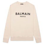 Printed Sweatshirt - Ivoire/Noir