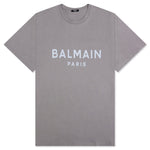 Printed T-Shirt - Gris Fonce/Bleu Clair