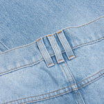 Straight Monogram Denim Pants - Blue