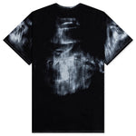 X-Ray Print Raw Edge T-Shirt - Noir/Blanc