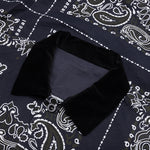Bandana Print Shirt - Navy