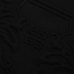 Baroque Embossing Hoodie - Black