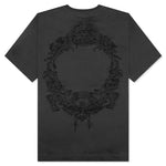 Baroque Print S/S T-Shirt - Charcoal
