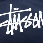 Basic Stussy Zip Hoodie - Navy