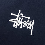 Basic Stussy Zip Hoodie - Navy