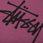Basic Stussy L/S Tee - Berry