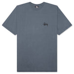 Basic Stussy Pig. Dyed Tee - Indigo
