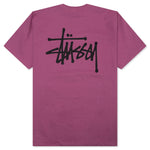 Basic Stussy Tee - Berry