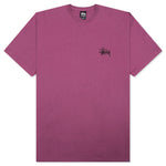 Basic Stussy Tee - Berry