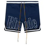 Basketball Logo Swim Short - Blue/Black/White