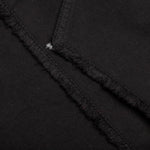 Butt Zipp Long Boxer Shorts - Black