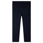Silk Floral Jacquard Pants - Navy